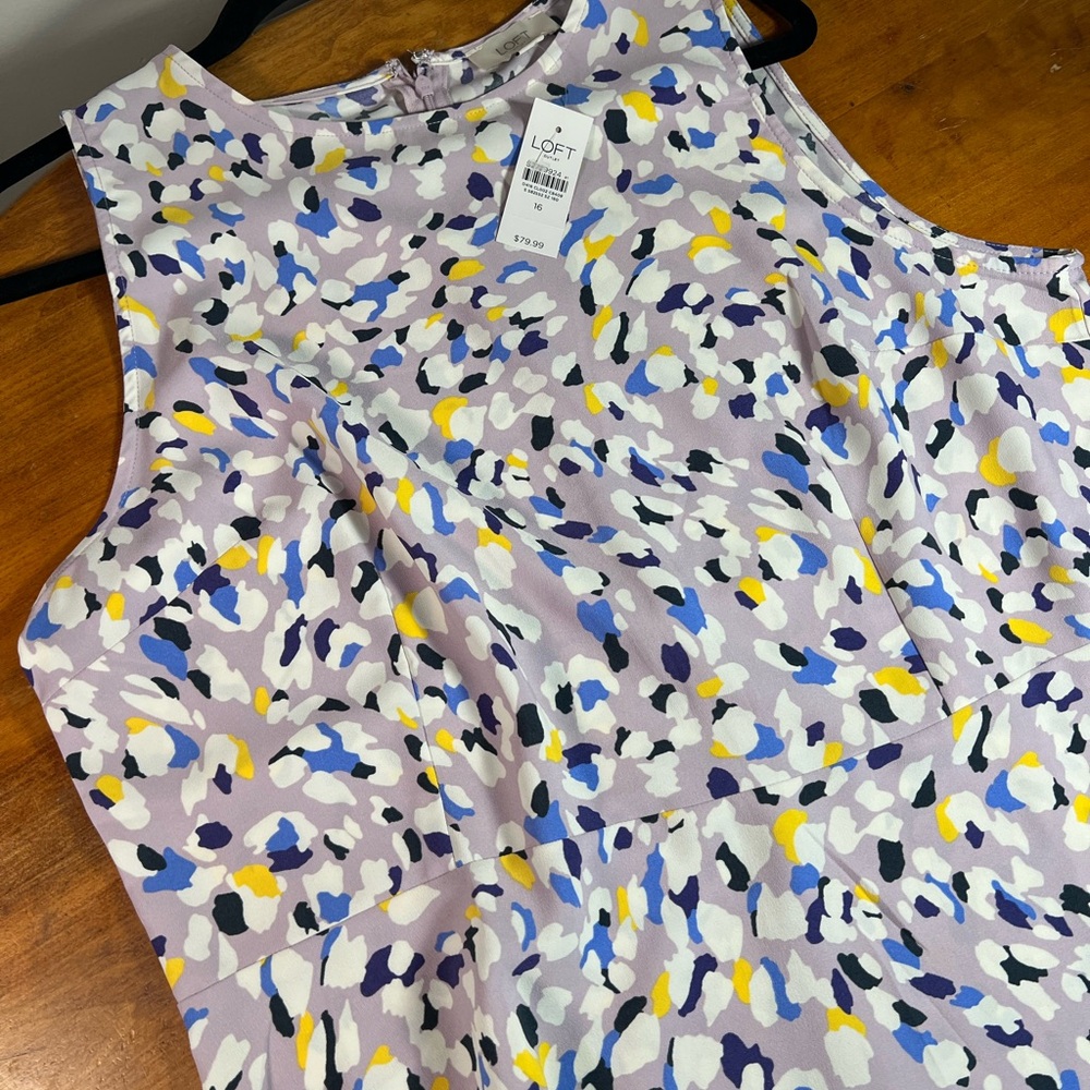 NWT LOFT Women's Sleeveless Spring Midi Dress